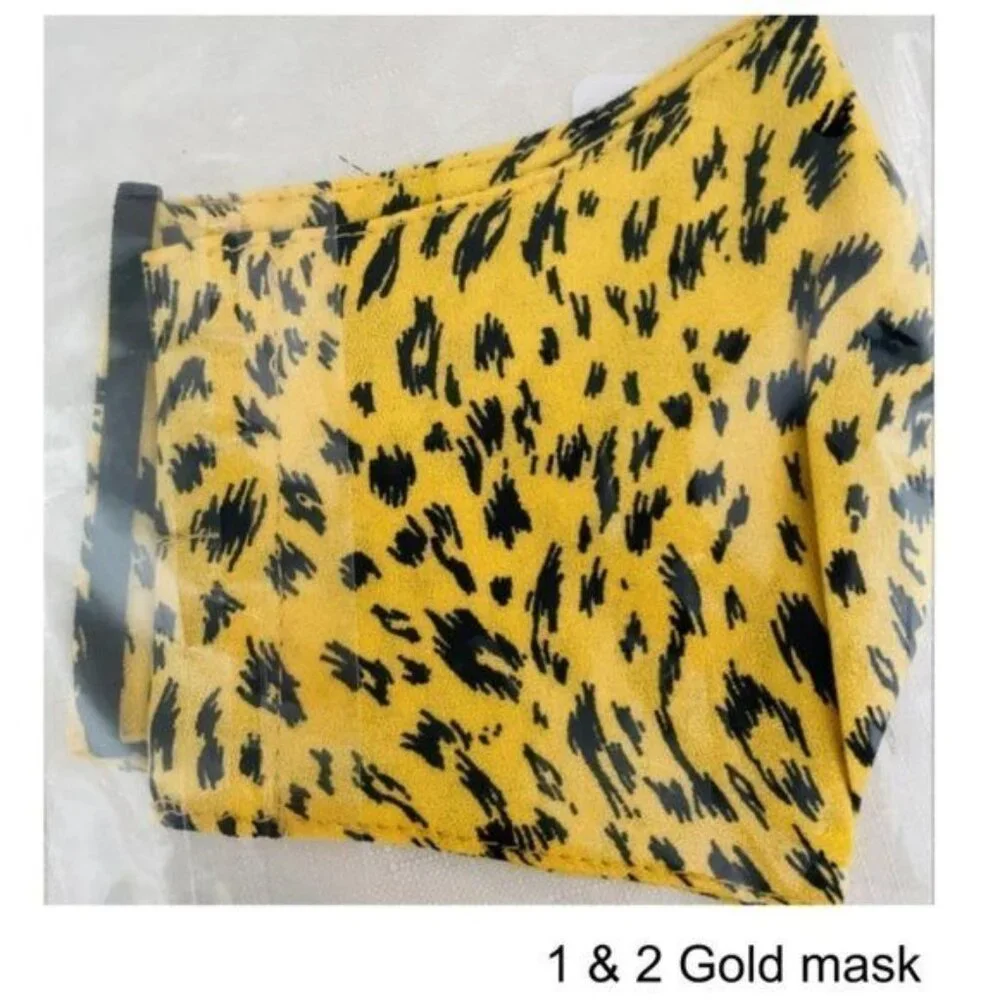 Set of Eight Cloth Face Masks Various Designs from AFRM Use for Crafts or Sewing